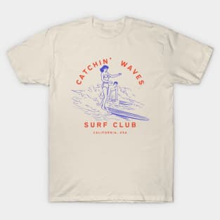 Vintage Surfing Surfer T-Shirt